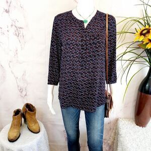 NYDJ pretty pullover print blouse